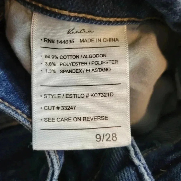KanCan Skinny Jeans Size 9/28 Mid Rise Medium Wash - Picture 5 of 5